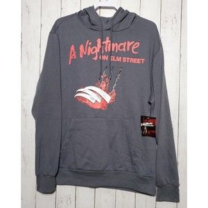 A Nightmare On Elm Street Hoodie Pullover Sweatshirt Freddy Krueger Mens XL New